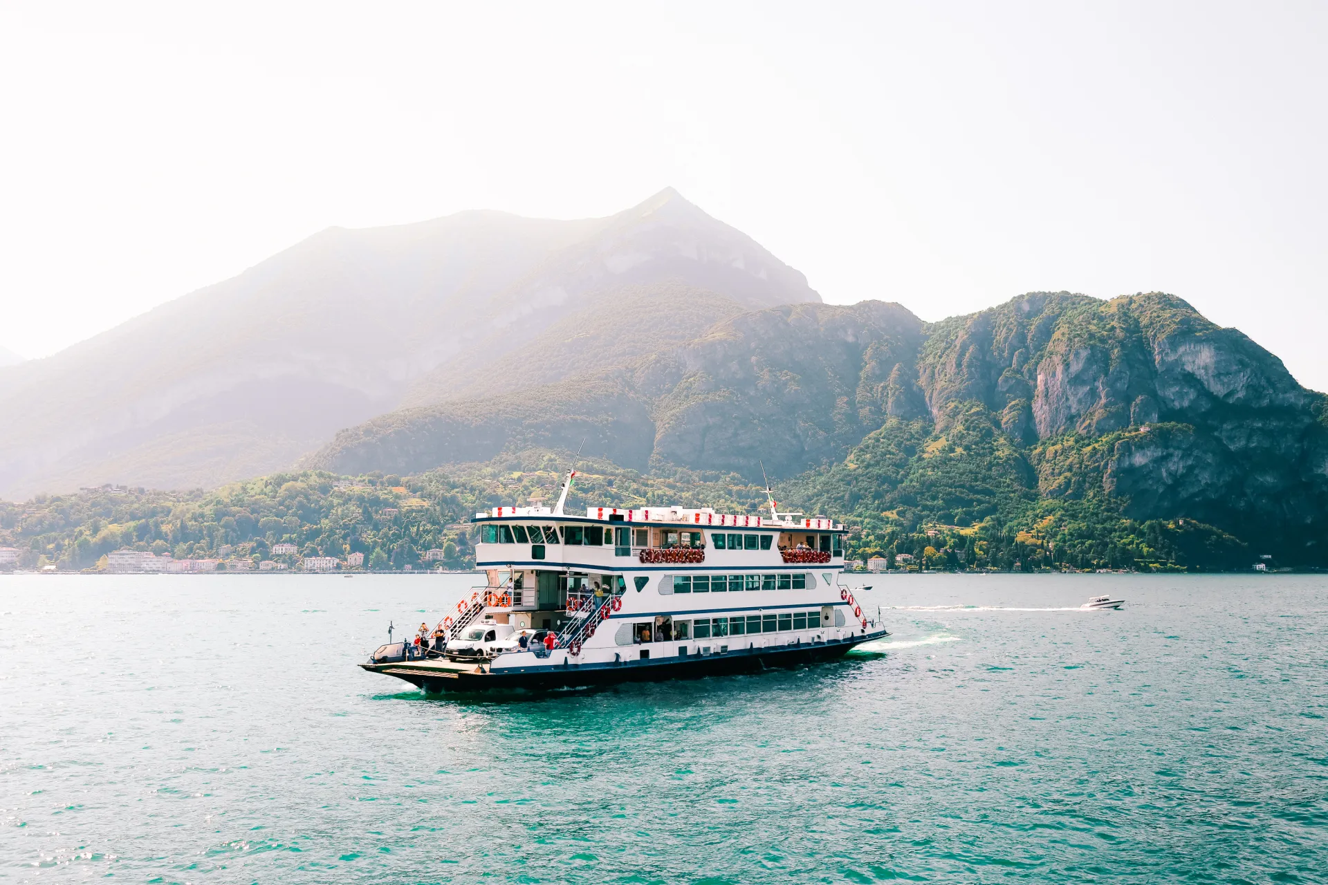 Ferry crossing Lake Como