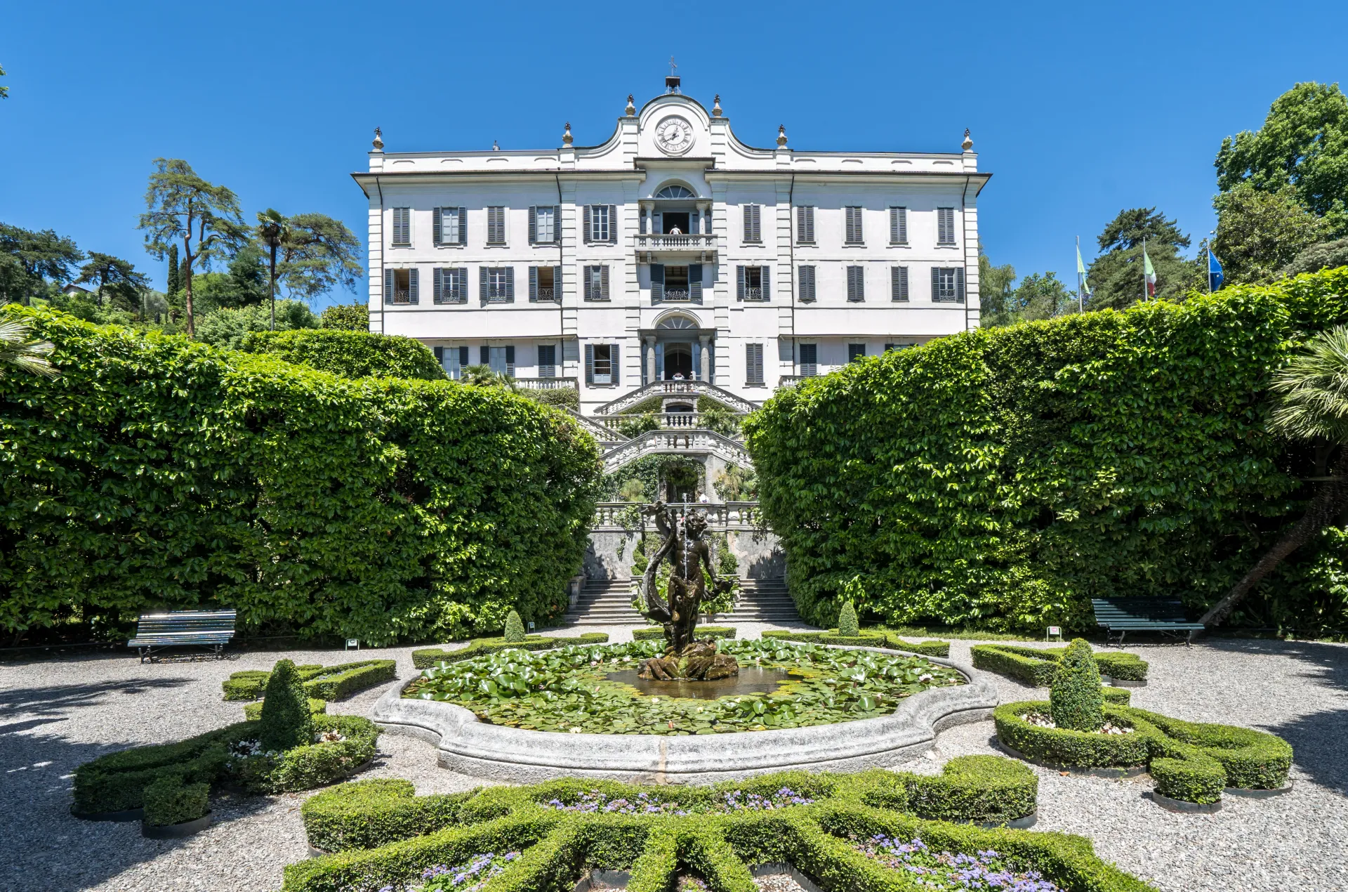 Villa Carlotta gardens on Lake Como